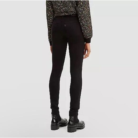 Levi's Women's 721 High-Rise Skinny Jeans -‎ Soft Black 25x30 - Picture 2 of 3